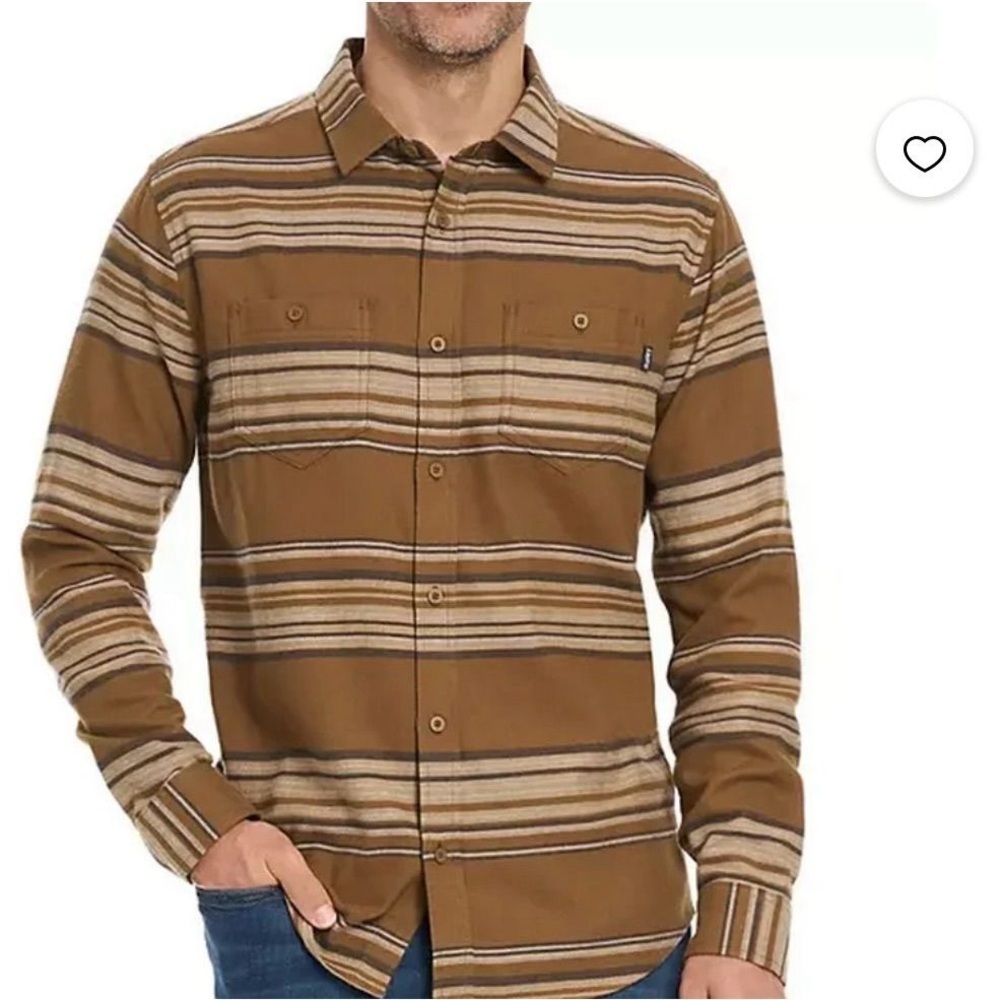 NWT Hurley Men’s Button Down Size Medium Bronzed
